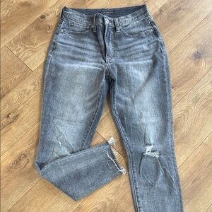Lucky Brand Gray Ankle Jeans
